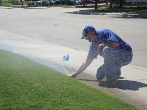 Our Glen Burnie Sprinkler Repair team adjusts the entire system from start to finish